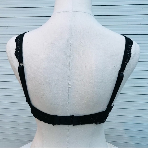 Cotton On Body Lace Bra Black Size 12D Underwire - Picture 6 of 8